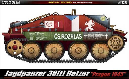 Academy 13277 Танк Hetzer "Prague 1945" Academy 1/35