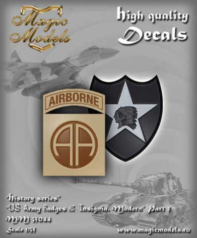 Magic Models MM35044 US Army Badges & Insignia. Modern. Part 1