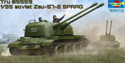 Trumpeter 05559 Soviet ZSU-57-2 SPAAG 1/35