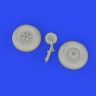 Eduard 648830 BRASSIN Beaufort Mk.I wheels (ICM) 1/48