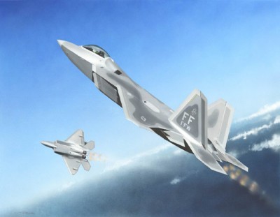 Trumpeter 01317 Самолет F-22A Raptor 1/144
