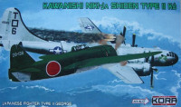 Kora Model KPK72017 Kawanishi N1K1-JA Shiden HI-TECH (plast. kit) 1/72