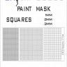 Sx Art 20005 Mask Squares 1mm, 2mm, 3mm