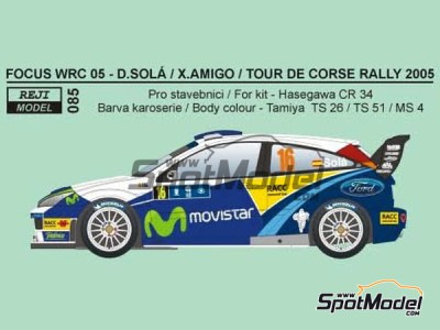 Reji Model 43033 Focus WRC 05 - Tour de Corse Rally 2005 1/43