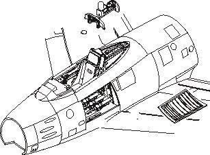 CMK 7112 F-86F Sabre - interior set for ACA 1/72