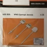 Eduard 635025 BRASSIN WWII German shovels PRINT 1/35