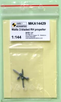 Mark 1 Model MKA-14429 Watts 2-bladed RH propeller (2 pcs.) 1/144