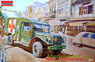 Roden 35811 M43 3/4 ton 4x4 Ambulance truck 1/35