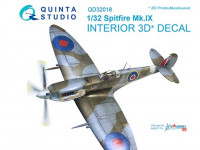 Quinta studio QD32018 Spitfire Mk.IX (для модели Tamiya) 3D декаль интерьера кабины 1/32