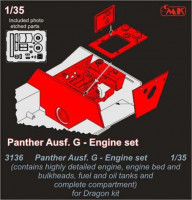 CMK 3136 Panther Ausf. G Engine set for Drag. kit 1/35