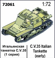 Zebrano 72061 Итальянская танкетка С.V.35 (1-я серия) 1/72