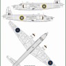 Model Maker Decals IM48706 Vickers Wellington Roundels And Fin Flashes Early 1/48