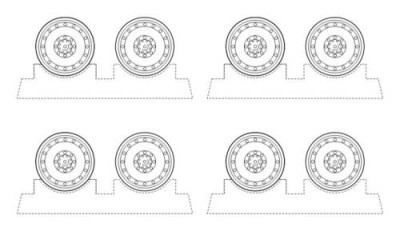 CMK 2031 Panther Ausf. A/D wheels set for REV 1/72