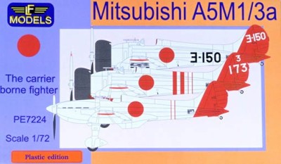 Lf Model P7224 Mitsubishi A5M1/3a Claude (3x camo) 1/72