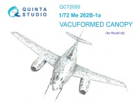 Quinta studio QC72050 Набор остекления для модели Me-262B-1a (Revell) 1/72