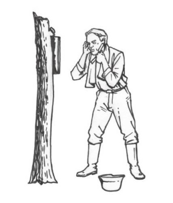 CMK F35223 Wermacht Soldier Shaving (1 fig. ) 1/35