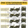 Hm Decals HMDT35046 1/35 Decals J.Willys MB/Ford GPW CZ Army Corps