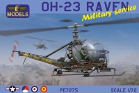 Lf Model P7275 OH-23 Raven Military Service (6x camo) 1/72