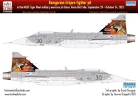 HAD 721006 Decal JAS-39 Gripen Tigermeet 2023 HUNAF 1/72