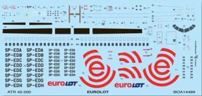 BOA Decals 14489 ATR-42-500 EUROLOT (ITAL) 1/144