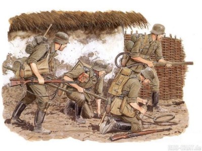 Dragon 6024 German sturmpioniere (Курск, 1943)