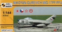Mark 1 Models MKM-14410 MiG-17PF/PFU Fresco D/E (4x camo) 1/144