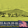 Comrig 70674 USS Sampson-class DD-66 Allen, 1917-1945 1/700