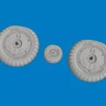 Eduard 624008 BRASSIN Bf 109G-5/6 wheels (AIRF) 1/24