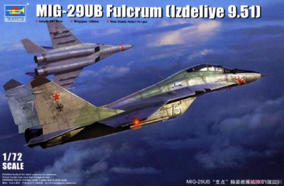 Trumpeter 01677 МиГ-29 УБ (изделие 9.51) 1/72