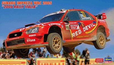 Hasegawa 20614 SUBARU IMPREZA WRC 2005 &quot;2006 RALLY ITALIA&quot; (Limited Edition) 1/24