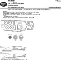 New Ware M1378 Mask F-16I SUFA BASIC (GWH L4835) 1/48