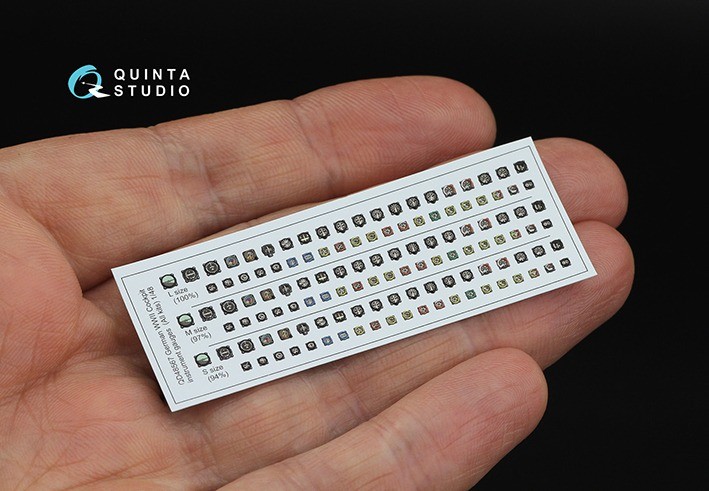 Quinta Studio QD48567 Авиационные приборы Германии, ВМВ 1/48