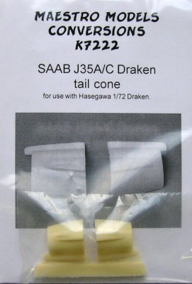 Maestro Models MMCK-7222 1/72 J35A/C Draken early exhaust