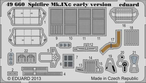 Eduard 49660 Spitfire Mk.IXc early version