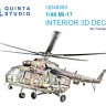Quinta studio QD48383 Ми-17 (Trumpeter) 3D Декаль интерьера кабины 1/48