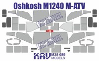 KAV M35089 Окрасочная маска на остекление М1240 M-ATV (RFM 5032, 5052) 1/35