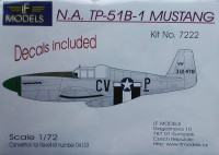 LF Model LFM-72022 1/72 N.A. TP-51B-1 Mustang Conv.Set for REV 04133