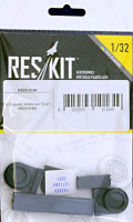 Reskit RS32-0164 F-8 Crusader Колеса Type 1 (TRUMP) 1/32