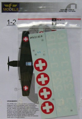 LF Model C4823 Decals Bf 109 over Swiss Part IV. (HAS/TAM) 1/48