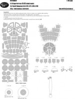 New Ware NWA-M0287 1/48 Mask B-29 Superfortress BASIC (REV/MONO)