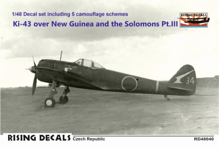 Rising Decals 48040 Decal Ki-43 o. New Guinea & the Solomons Pt.3 1/48