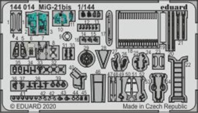 Eduard 144014 SET MiG-21bis (EDU)