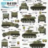 Star Decals 35-C1220 Indochine # 5. 1er Regiment de ChasseursM5A1 Stuart, M3A1 White Scout Car, M8 75mm HMC, M24 Chaffee , M2 and M3A1 Halftracks 1/35