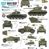 Star Decals 35-C1337 Tanks & AFVs in Cuba # 1.M4A3E8 Sherman, A34 Comet, Staghound, Greyhound, M3A1 Scout Car, M3A1 Stuart 1/35