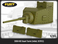 Fury Models 35054 Башня M3 Stuart ранняя клепанная 1/35