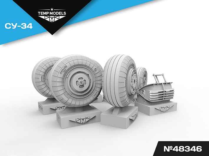 Temp Models 48346 Колеса шасси Су-34 1/48