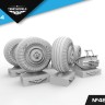 Temp Models 48346 Колеса шасси Су-34 1/48