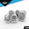 Temp Models 48346 Колеса шасси Су-34 1/48