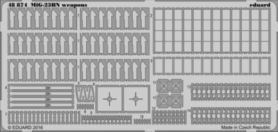 Eduard 48874 MiG-23BN weapons 1:48