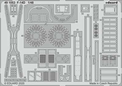 Eduard 491053 SET F-14D (AMK)